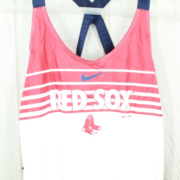 NWT! Nike Red Sox Dri Fit Tecnology Standard Fit Racerback Tank Top Size L - Picture 5 of 14